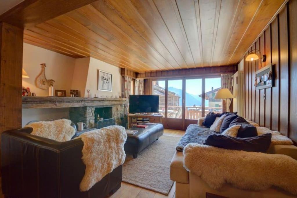 Ski-In, Chalet-Style Appt Central Verbier - 1 Min Walk To Lift エクステリア 写真